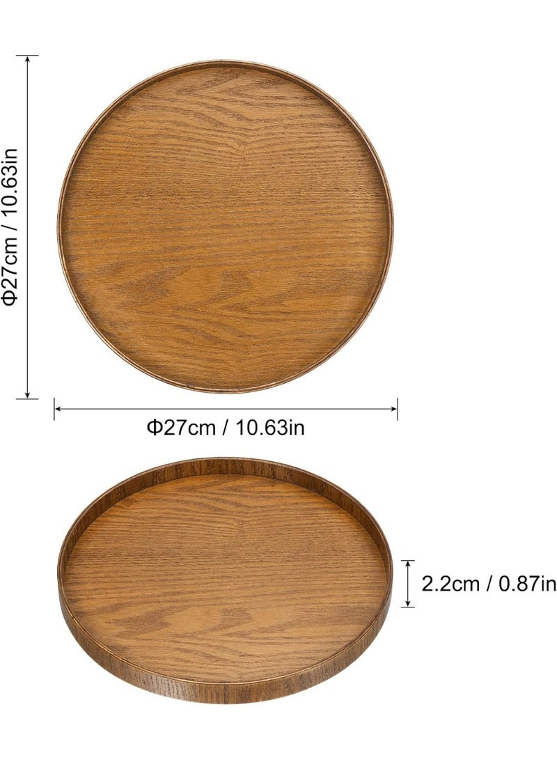 Handmade Tea Serving Tray Brown - Image 2